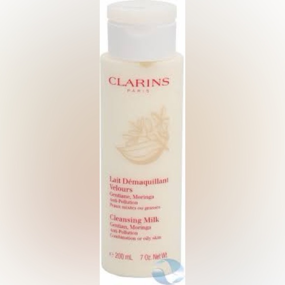 🌿 Clarins Cleansing Milk – Gentian + Moringa (200 mL / 7 oz) ♥️♥️